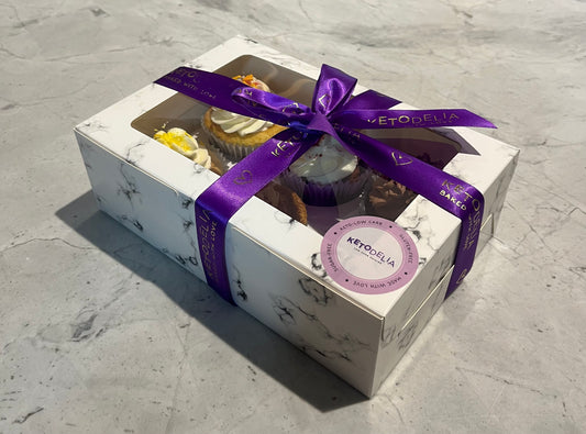 Assorted Keto Cupcakes Gift Box