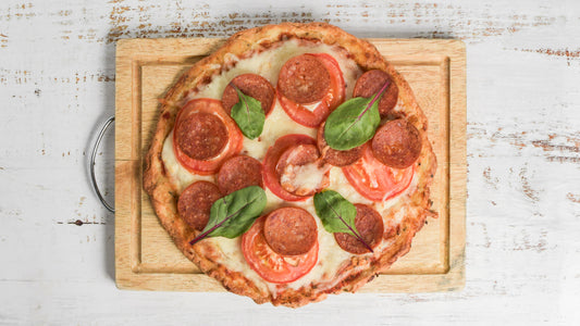 Pepperoni Keto Pizza 9" - Ready-to-Bake or Hot
