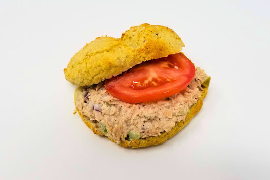 Keto Tuna Olive Oil Salad Sandwich Gluten-Free