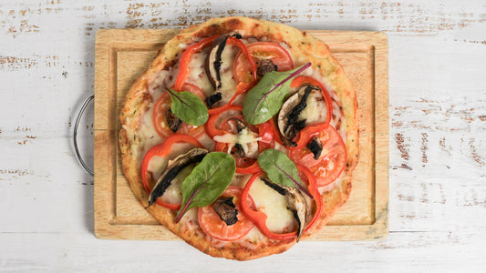 Garden Veggie Keto Pizza 9" - Ready-to-Bake or Hot
