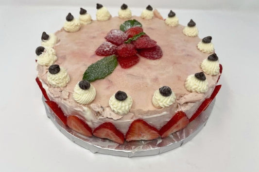 Keto Strawberry Cake