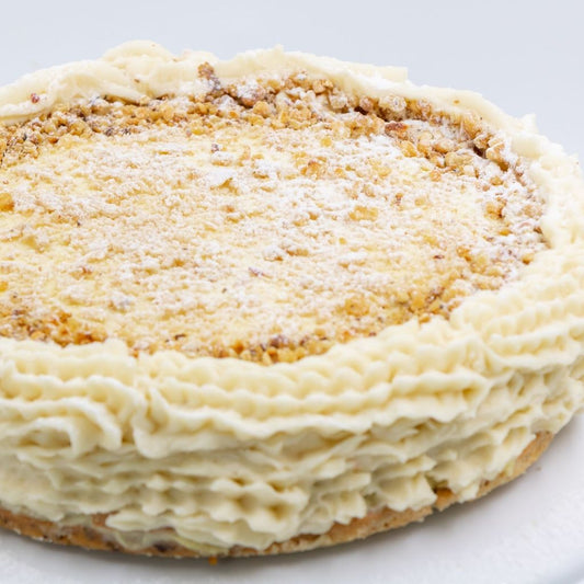 Keto Walnut Meringue Cake